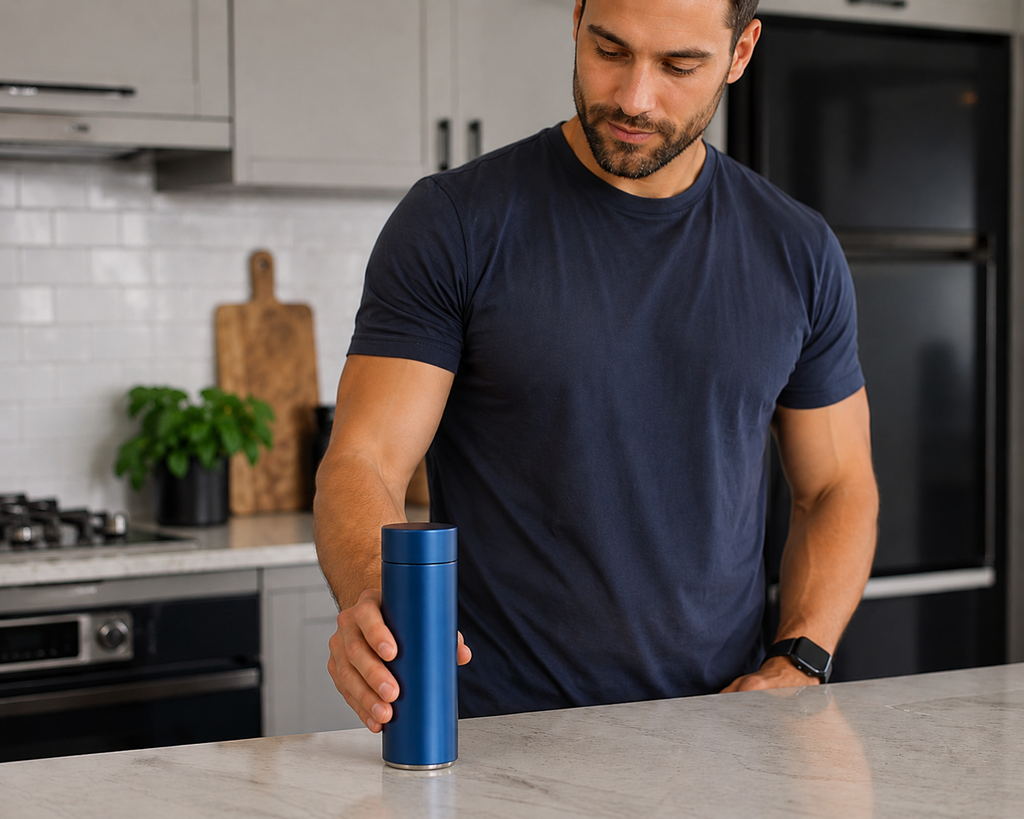 Discreet Insulated Peptide Storage Bottle | Private Wellness Travel Bottle